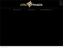 Tablet Screenshot of carodance.pl